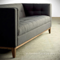 Sofa 3-Seater Sofa Upholstered Wooden